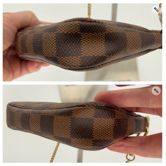 LV Limited Edition Mini Pochette Accessories in Damier Ebene “Trunks and Locks” - Picture 10 of 11